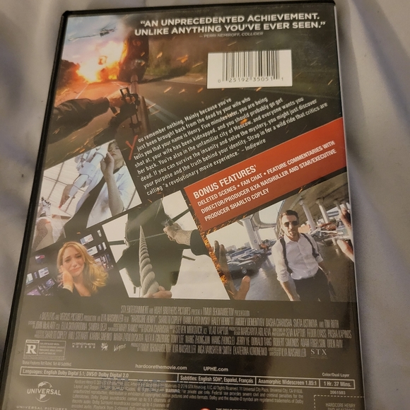 Hardcore Henry (DVD, 2016) Rated R Action Movie - Picture 3 of 3